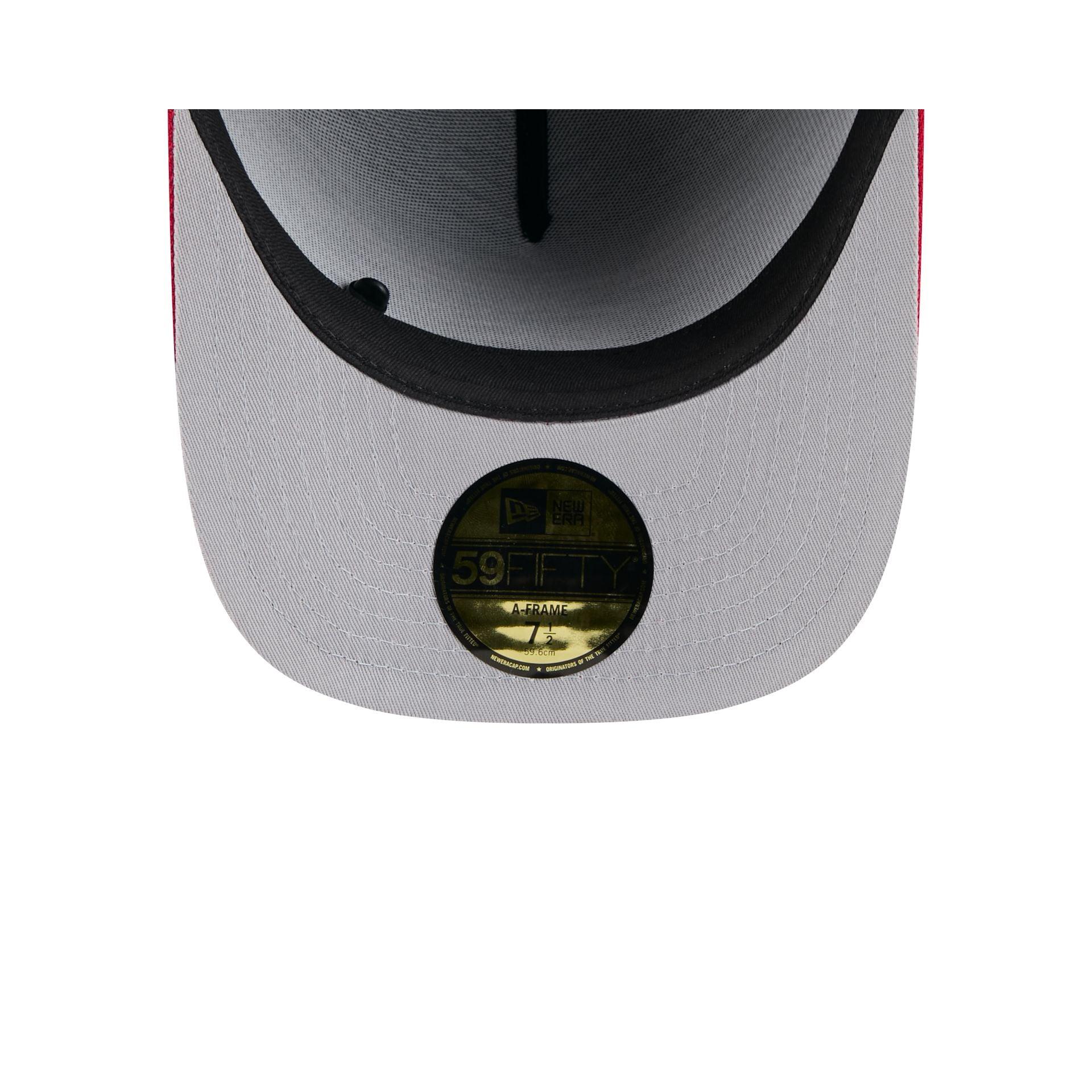 Atlanta Falcons 2025 Draft Black 59FIFTY A-Frame Fitted Hat Male Product Image