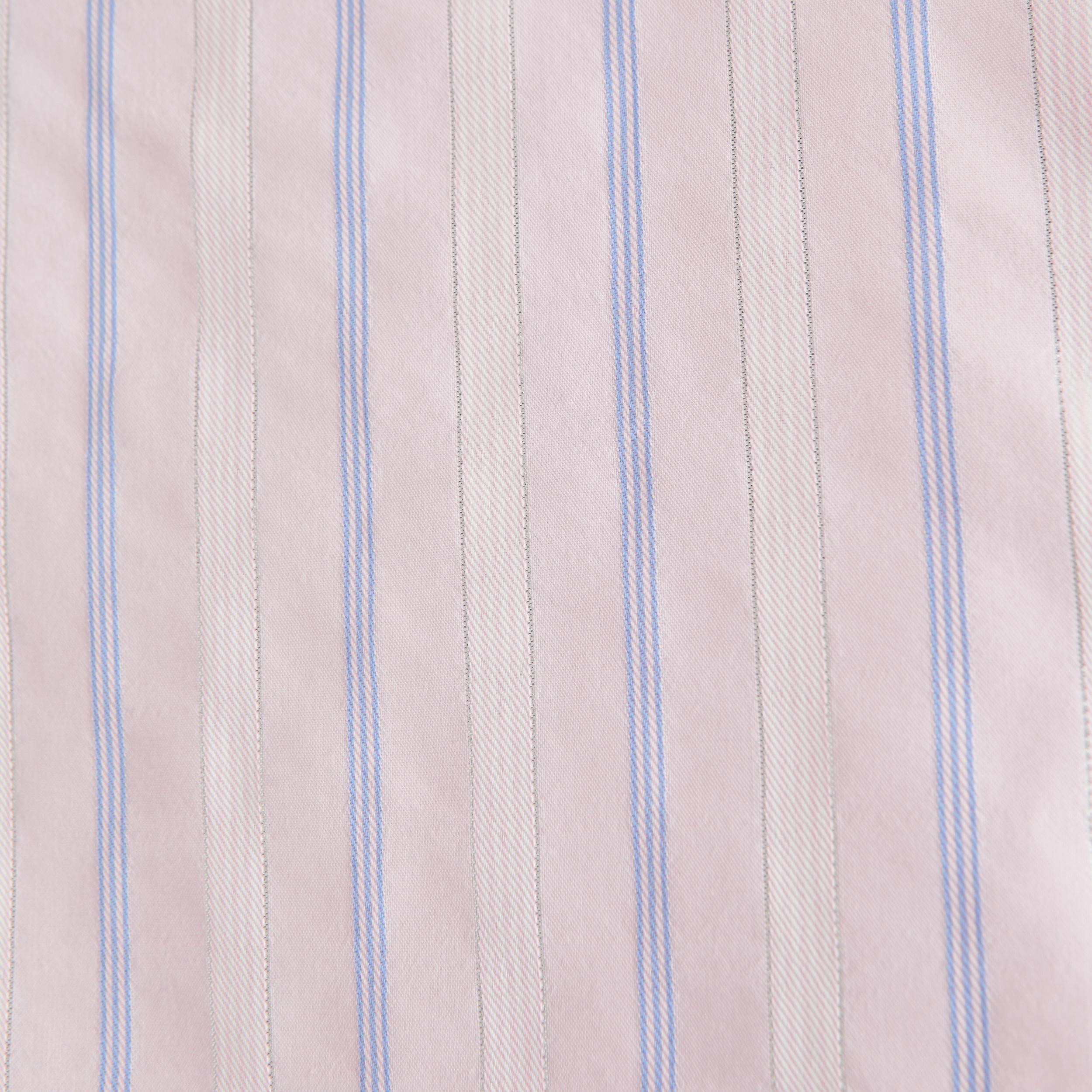 Pride Long-Sleeve Striped Button-Up Shirt Product Image