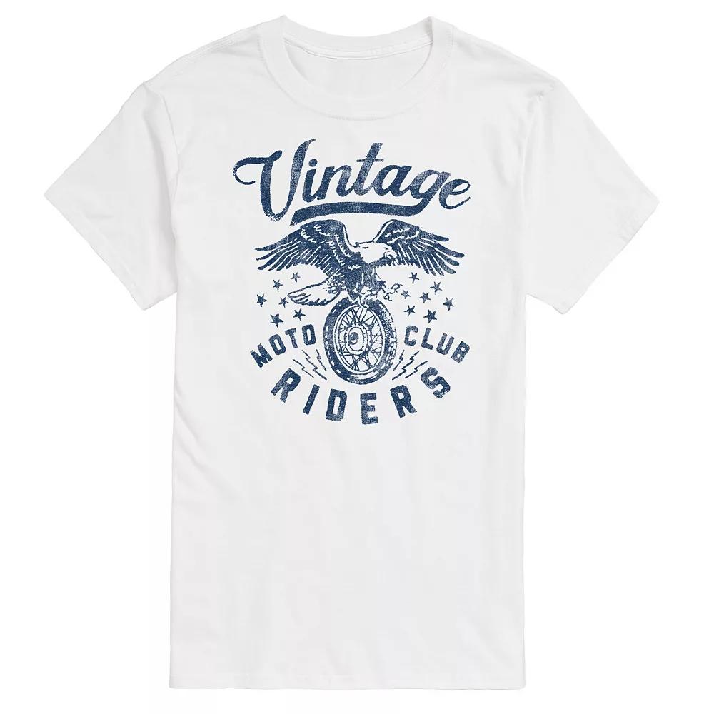 Big & Tall Vintage Moto Club Riders Tee, Men's,  Product Image