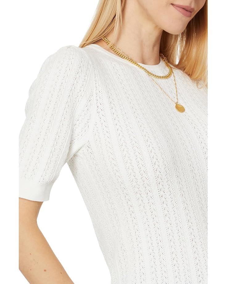 Puff Sleeve Woven Mixy Long Sleeve Product Image