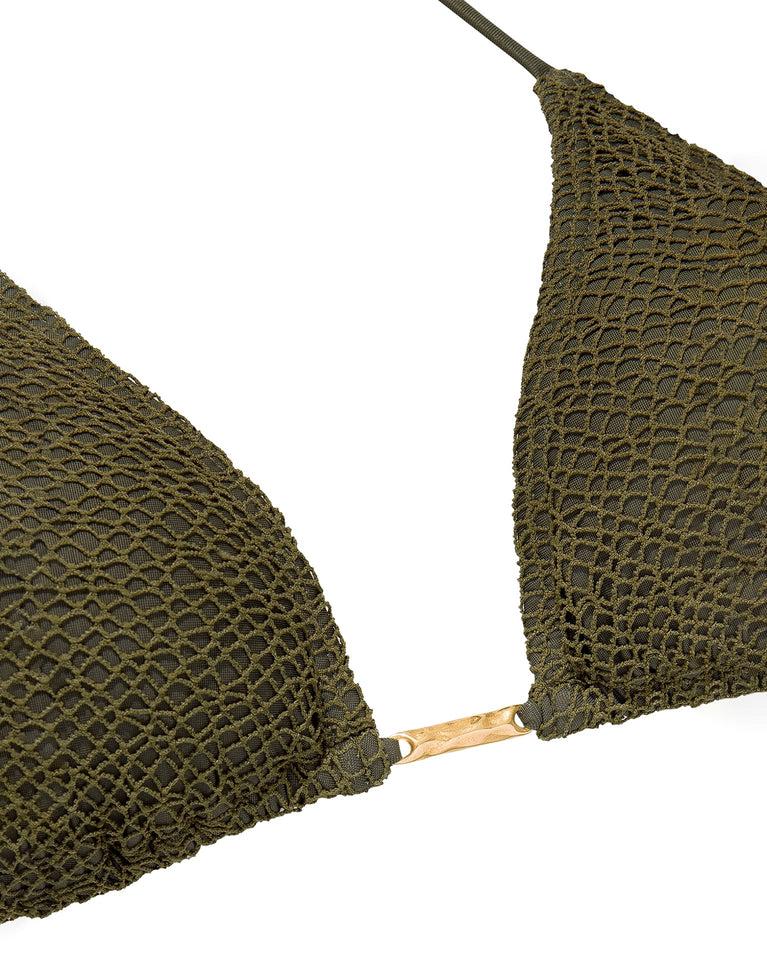 Mesh Tie Side Bottom - Evergreen Product Image