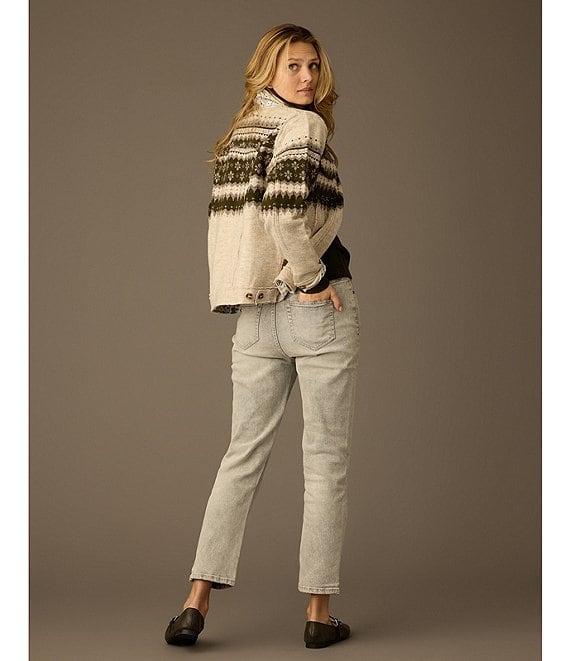 Flag and Anthem Charlie Mid Rise Relaxed Straight Leg Jeans Product Image