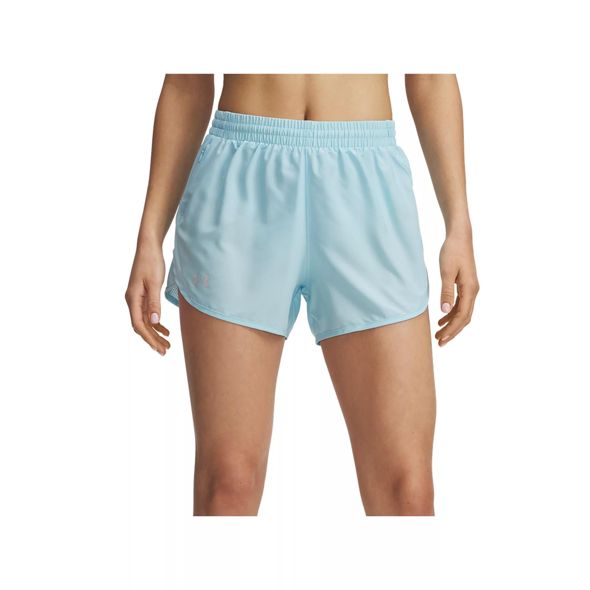 Women's Under Armour Fly-By Shorts, Size: Large, Stream Product Image