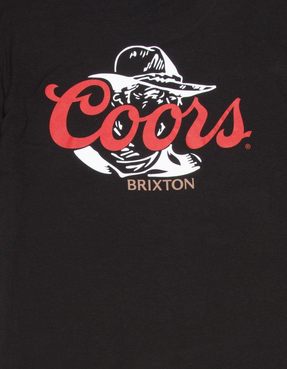 BRIXTON x Coors Wayne Mens Tee - BLACK Product Image