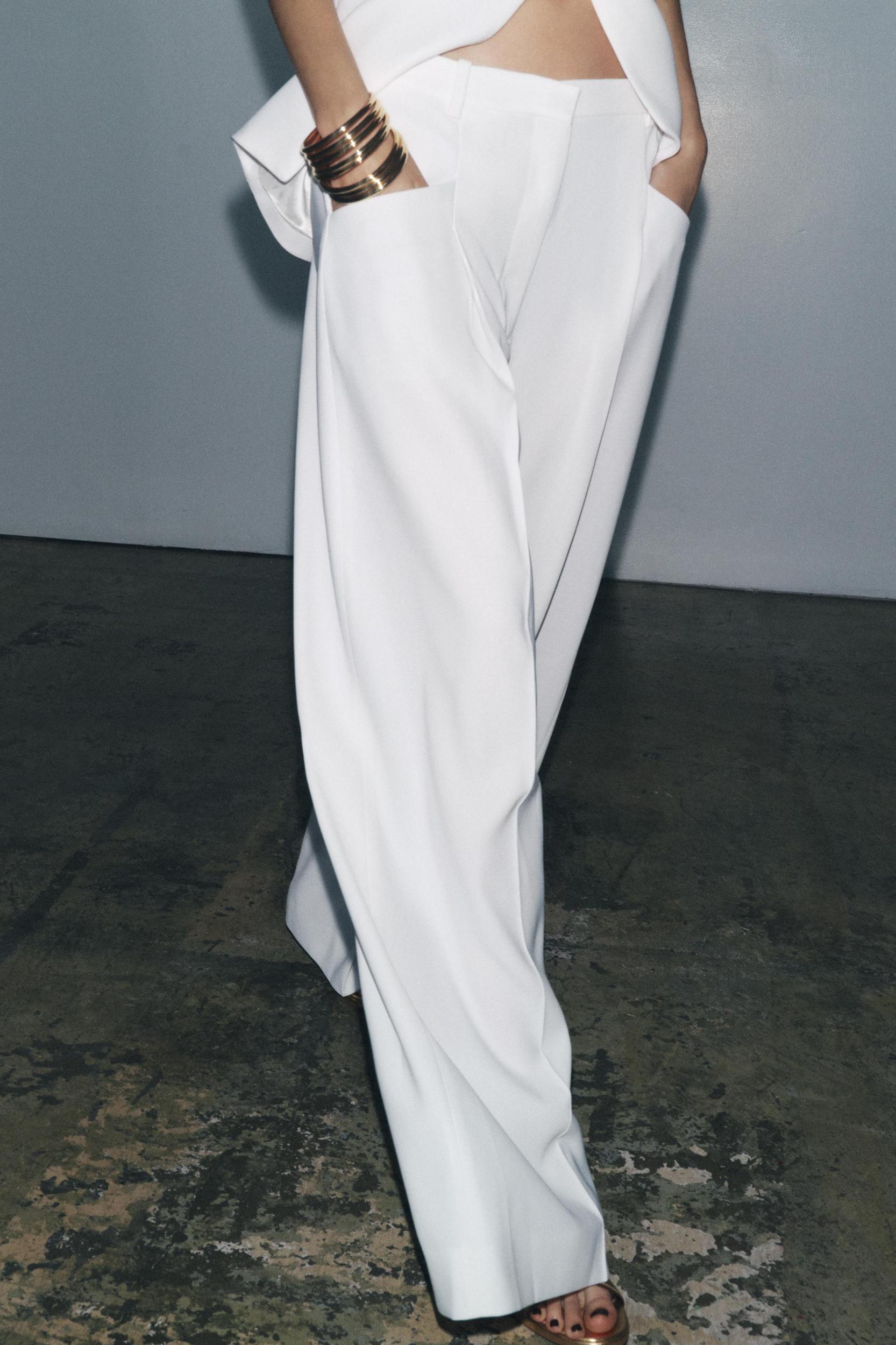 ZW COLLECTION WIDE LEG PLEATED PANTS Product Image