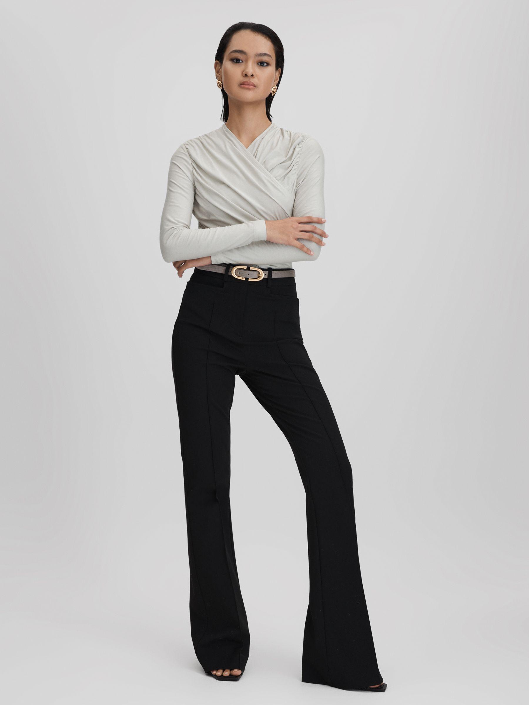 Wrap Front Top in Mint Product Image