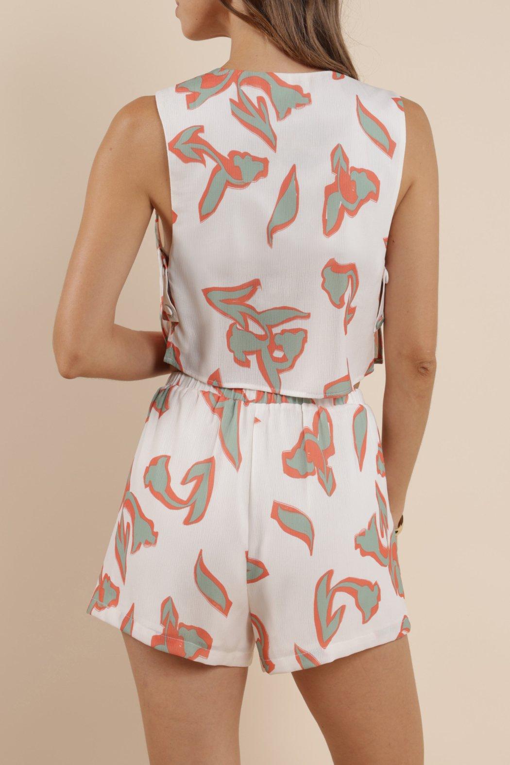 By the Beach Cropped Vest Product Image