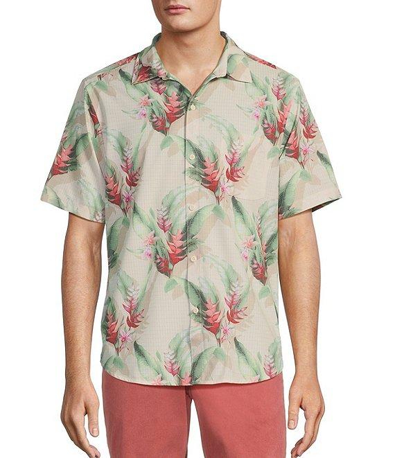 Tommy Bahama IslandZone Bahama Coast Paradise Blooms Short Sleeve Woven Shirt Product Image
