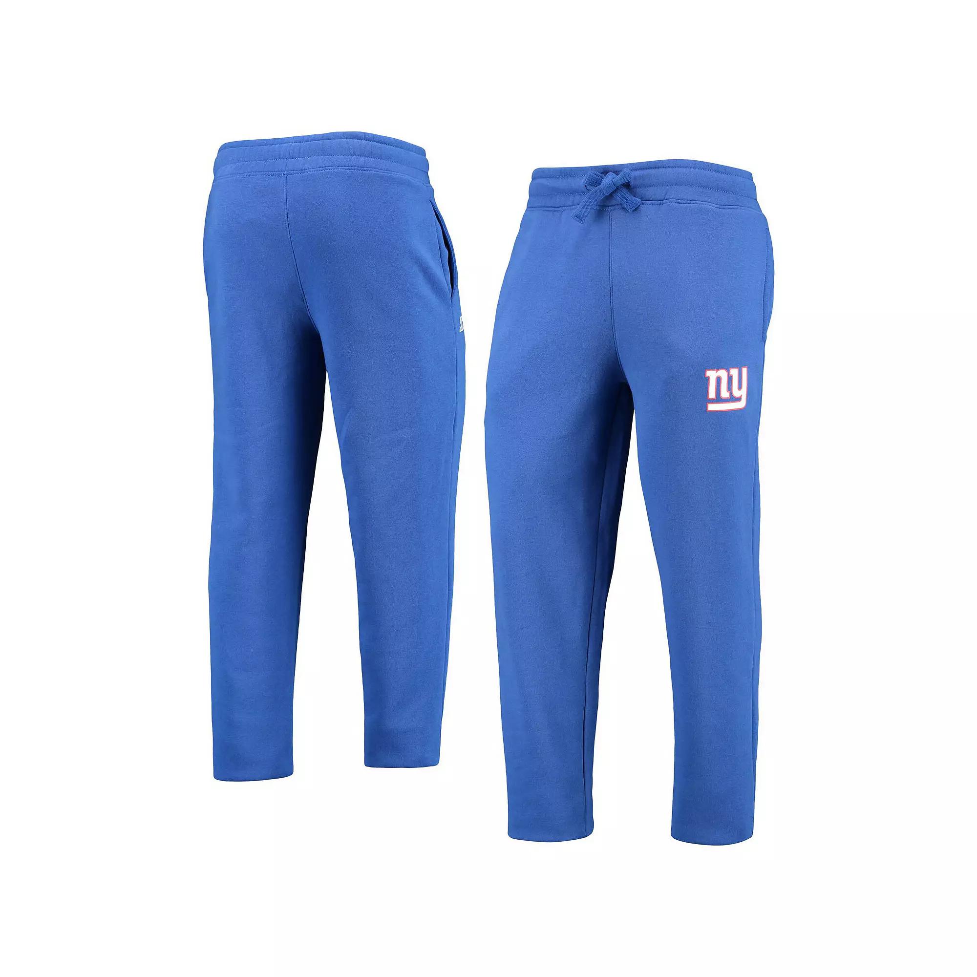 Men's Royal New York Giants Starter Option Run Sweatpants,  Product Image