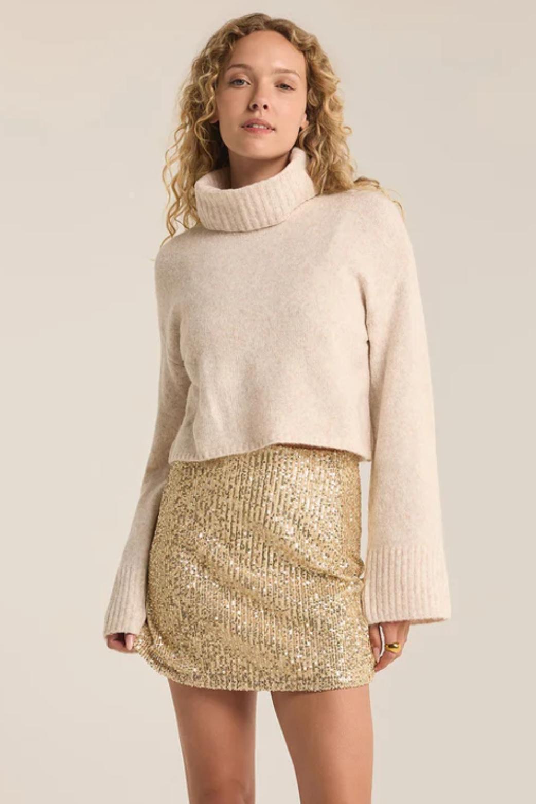 Ciera Sequin Mini Skirt Product Image