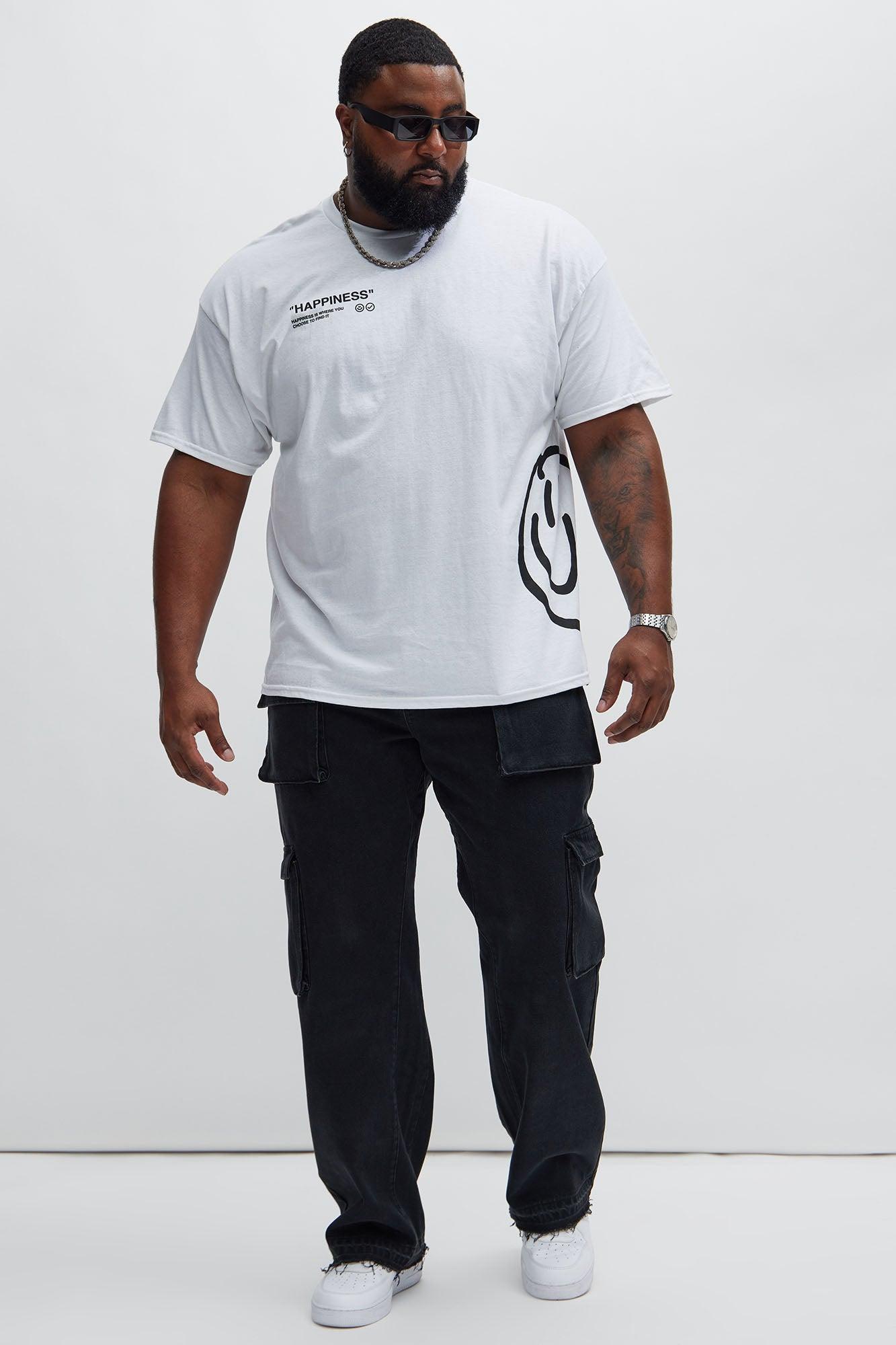 Happiness Short Sleeve Tee - White Product Image