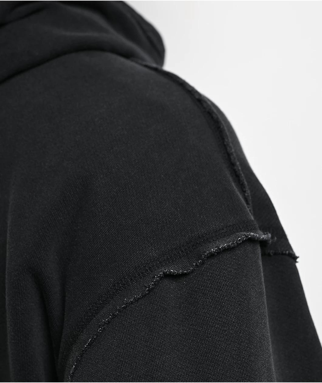 Von Dutch X Broken Promises Wild Ride Black Wash Zip Hoodie Product Image