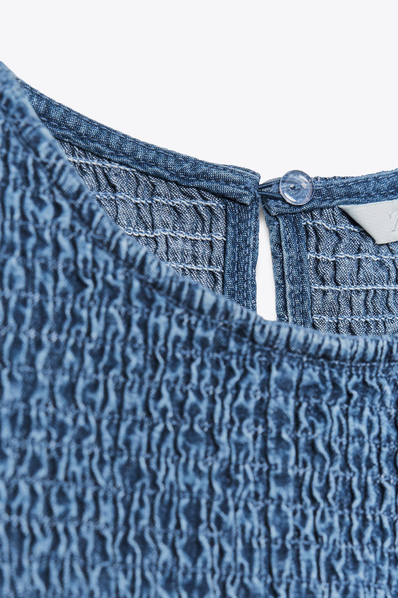 SMOCKED SHORT DRESS Product Image