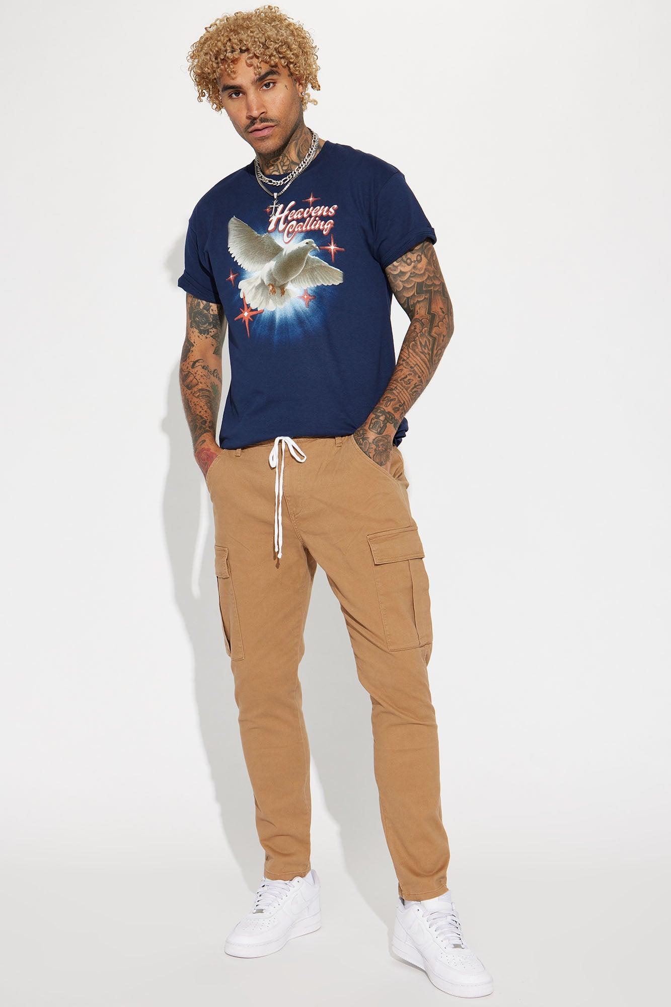 Kyle Slim Cargo Pants - Khaki Product Image