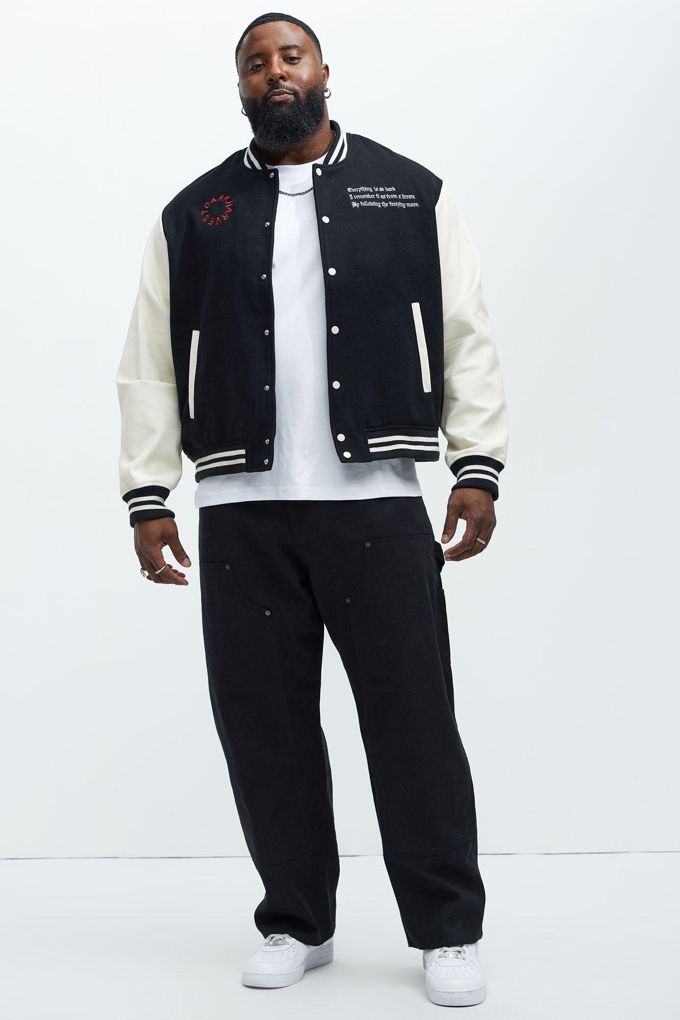 Dark Harvest Varsity Jacket - Black Product Image