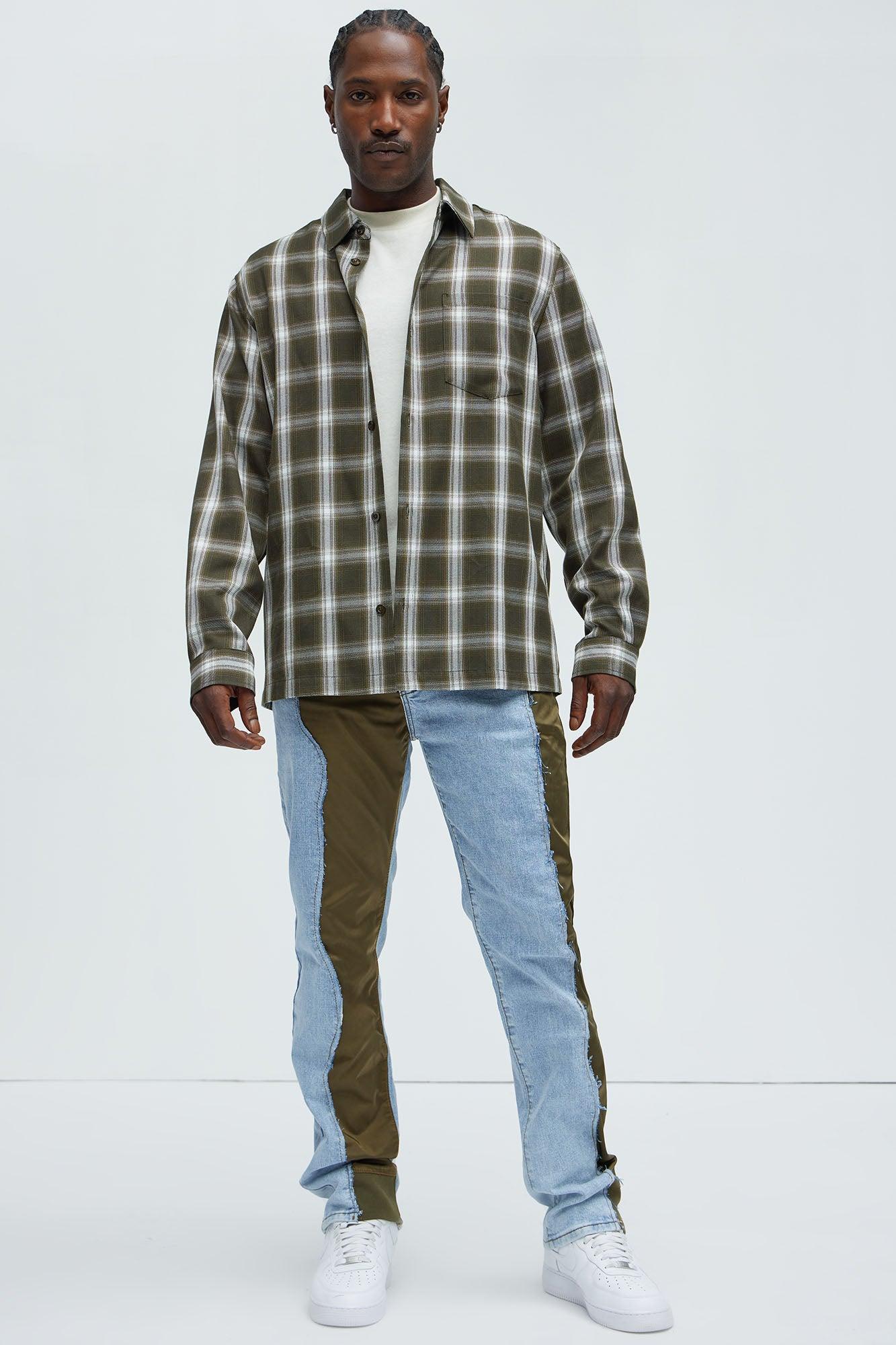 Look At It Two Ways Slim Jeans - Medium Blue Wash Product Image