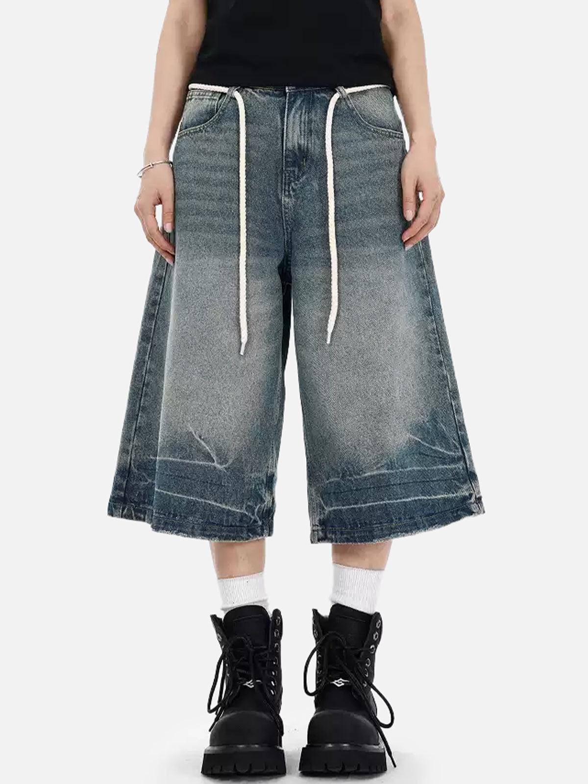 Aelfric Eden Lightning Print Longline Jorts Product Image