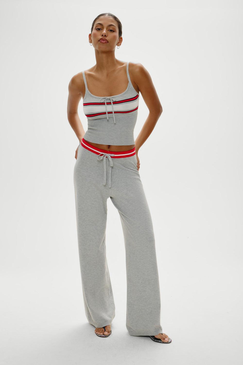 Barrymore Knit Pants - Mochi Stripe Product Image