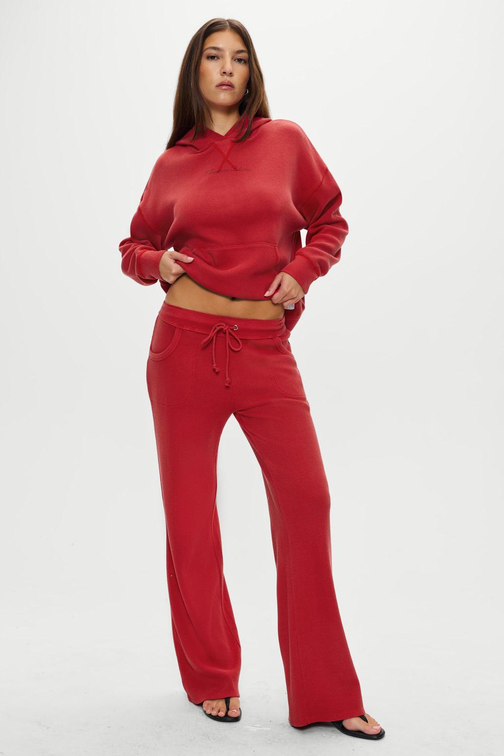 Plus Size Plain Button Detail Straight Leg Pants Women DarkBrown Office Straight Leg High Rise Office Pants BloomChic 10/M Product Image