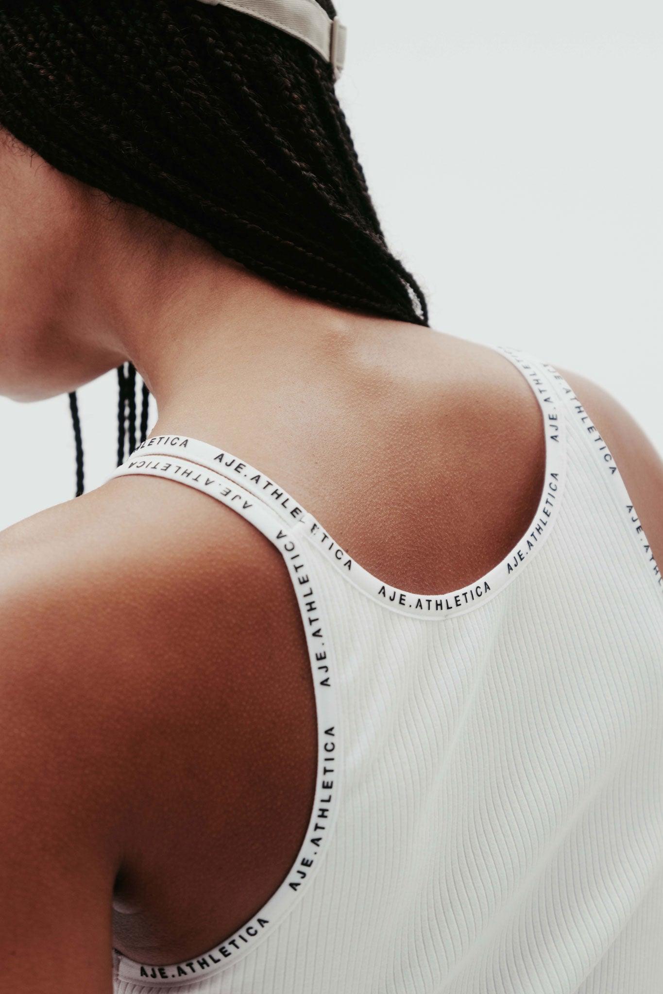 Logo Strap Ribbed Tank 142 Product Image