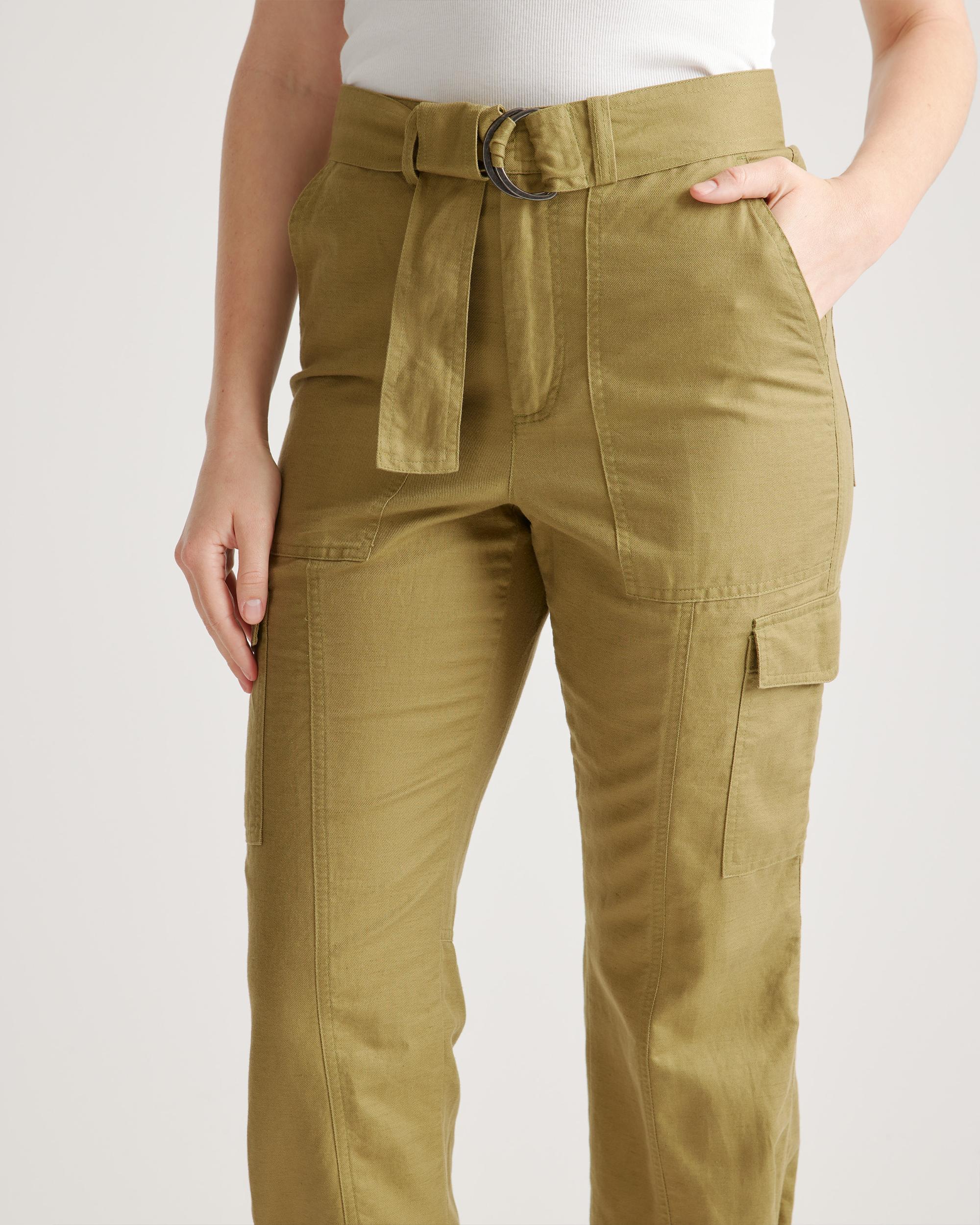 Quince | Women's Cotton Linen Twill Cargo Pants Size XL, Organic Cotton Product Image