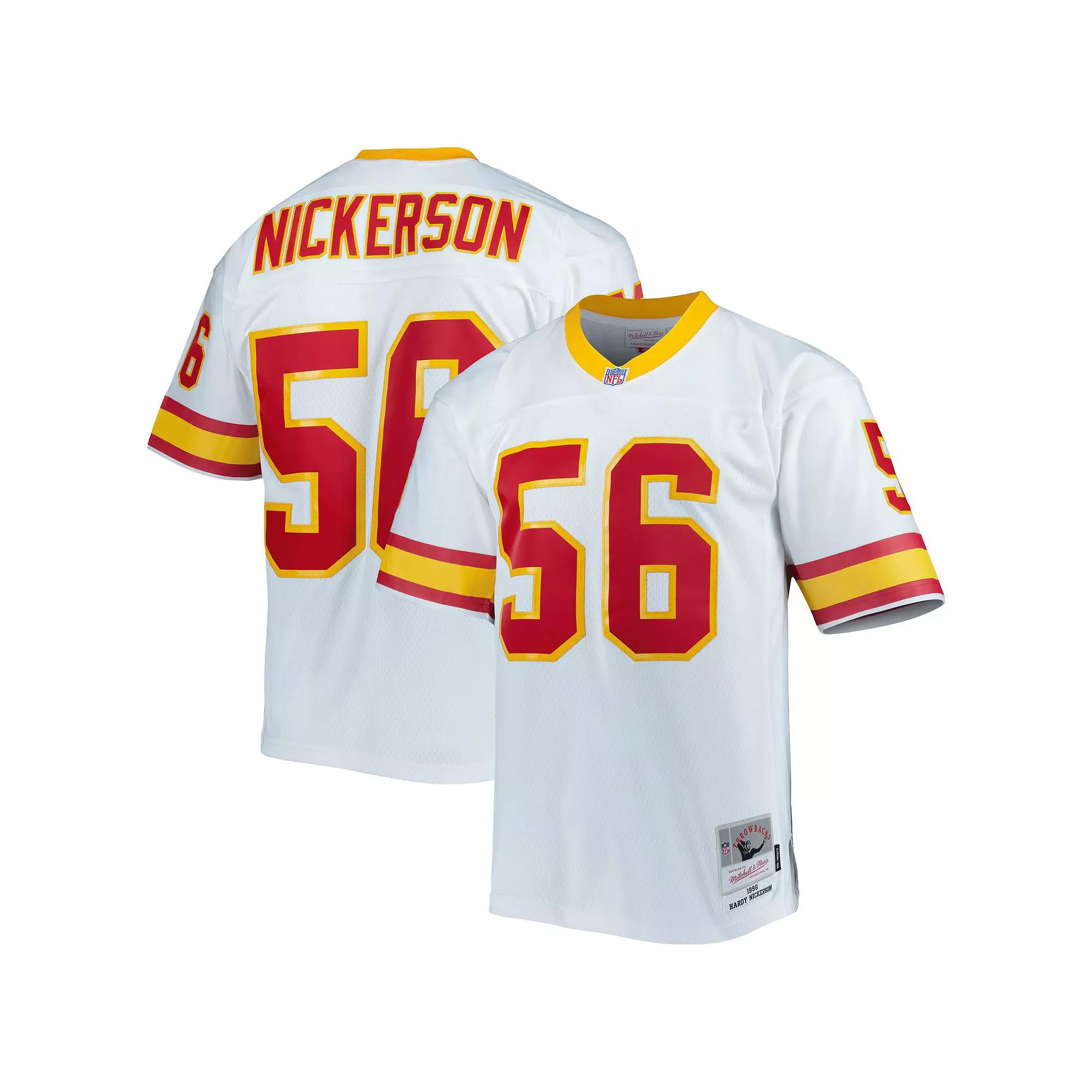 Men's Mitchell & Ness Hardy Nickerson White Tampa Bay Buccaneers 1996 Legacy Replica Jersey,  Product Image