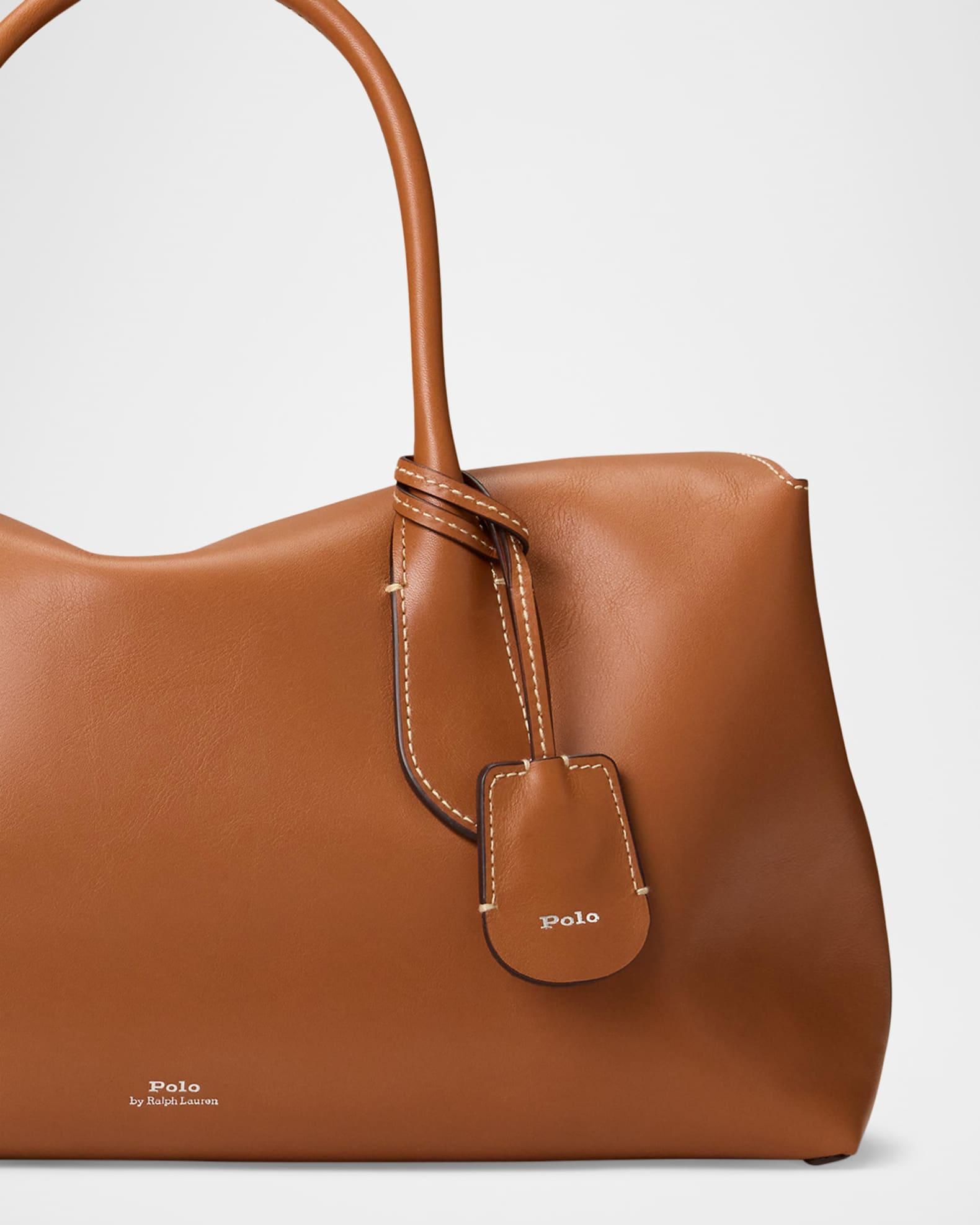 Bellport Medium Smooth Leather Satchel Bag Product Image