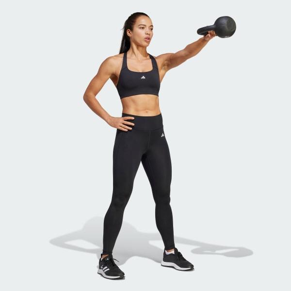 adidas Powerimpact Bra for Training Pure Ruby M Womens Product Image