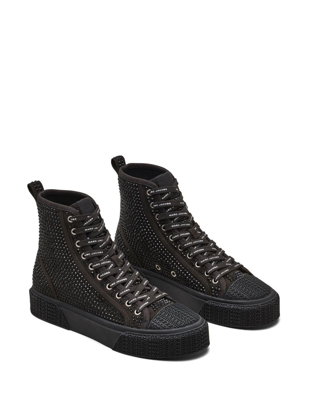 The Crystal Canvas high-top sneakers Product Image
