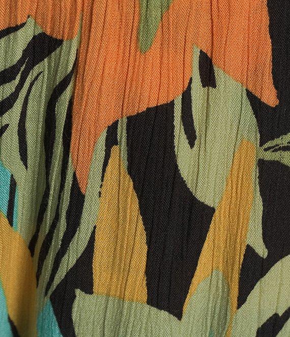 Billabong New Waves High Rise Smocked Striped Pants Product Image