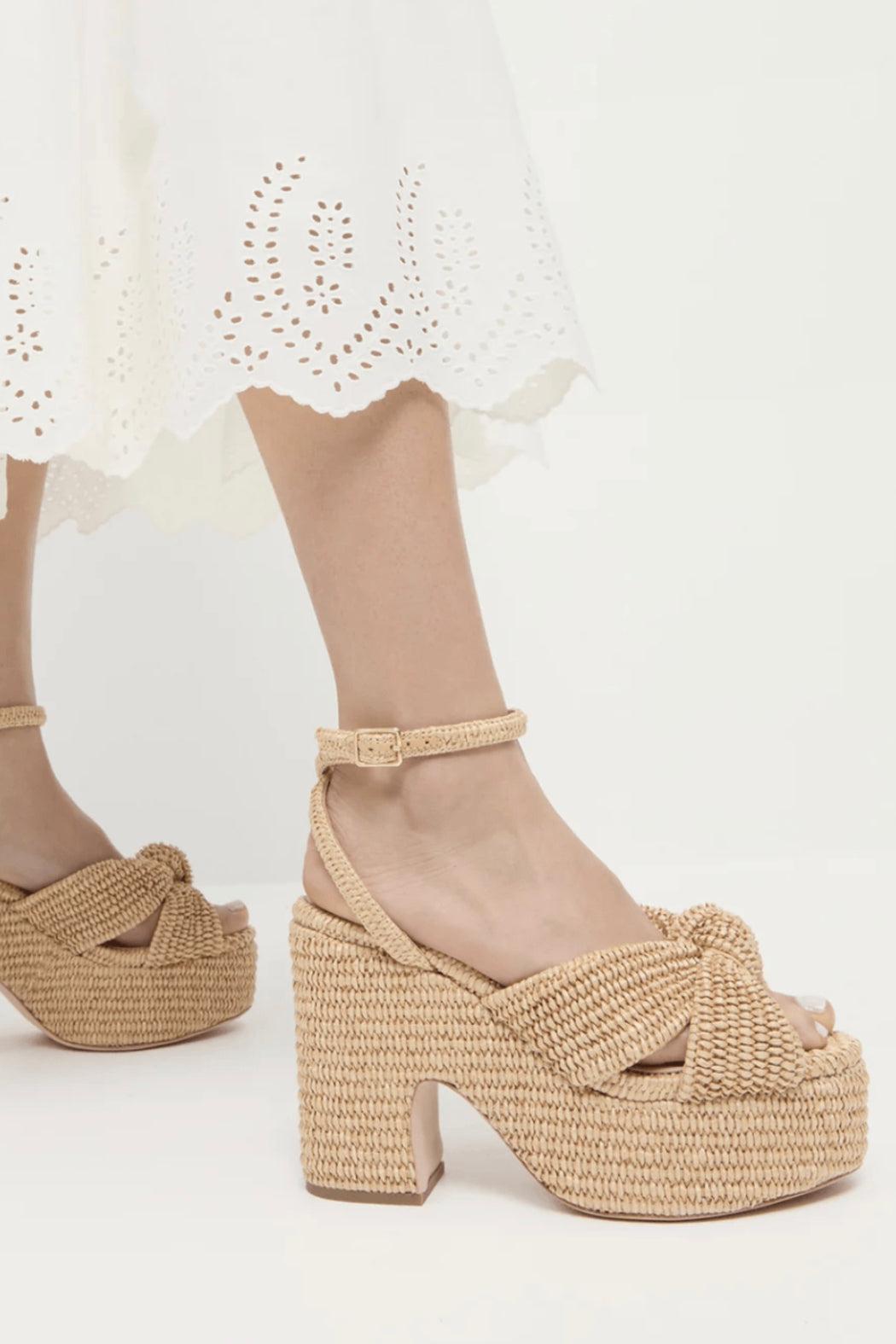 Liza Natural Platform-Sandal Product Image