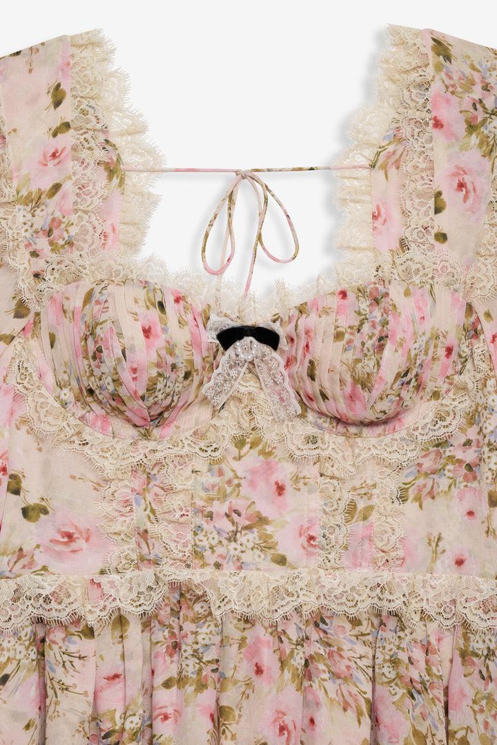 Emmaline Mini Dress — Yellow Product Image