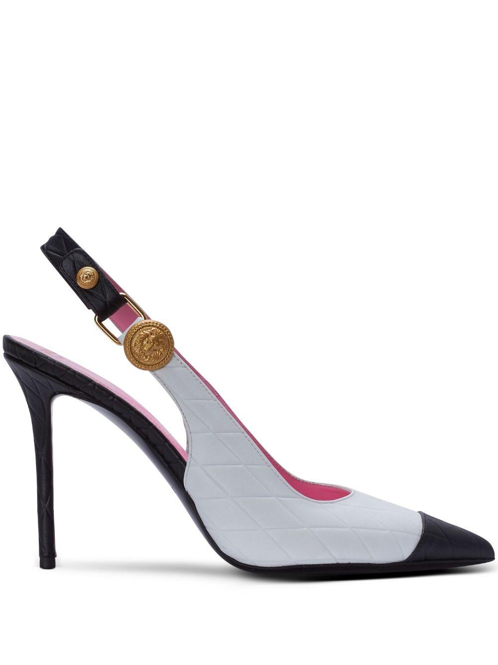 pointed-toe leather pumps Product Image