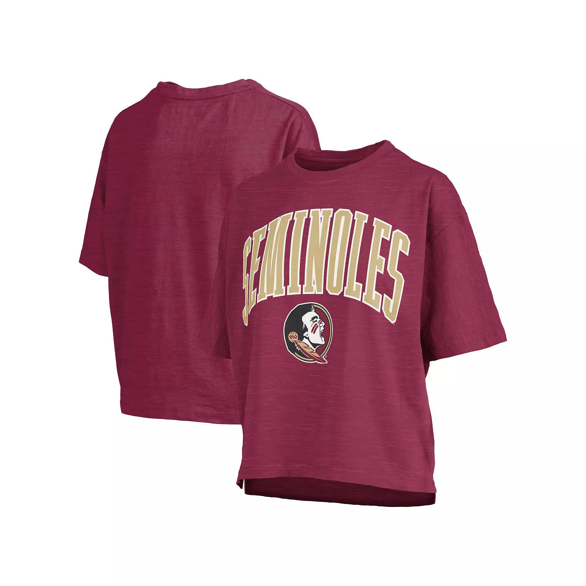 Women's Pressbox Garnet Florida State Seminoles Nelson Arch Over Logo Waist Length Over Product Image