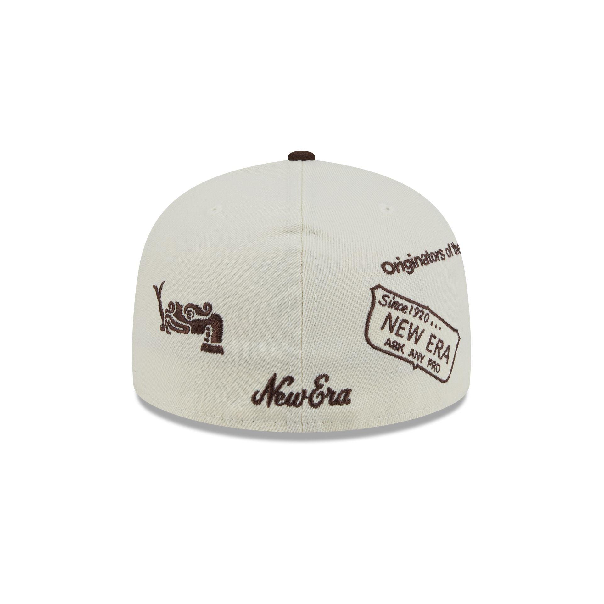 Mexico Baseball New Era Anniversary Logos Brown Visor 59FIFTY Fitted Hat Male Product Image
