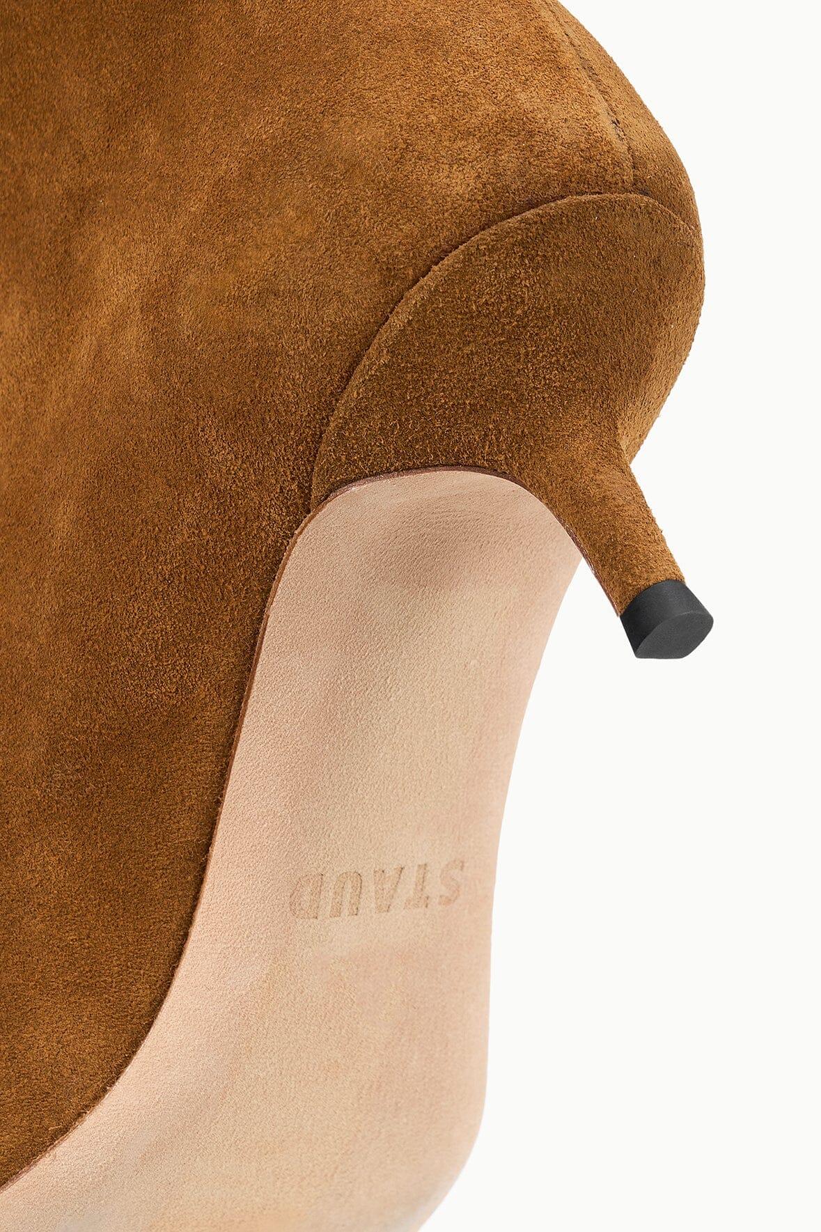SEBASTIAN KITTEN HEEL BOOT | TAN Product Image