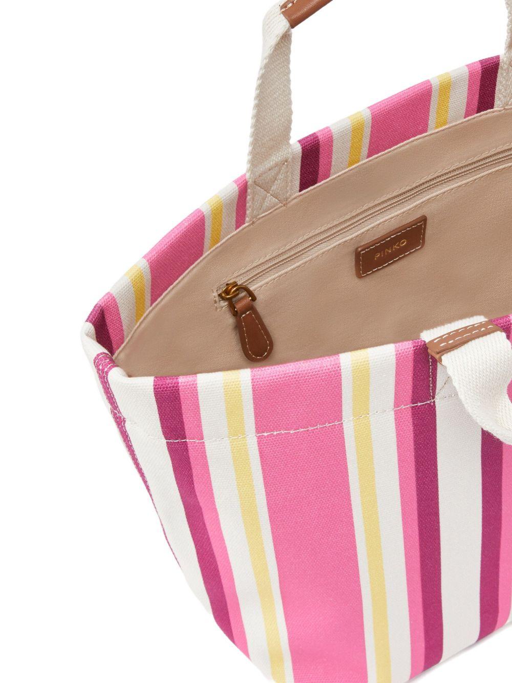 striped tote bag Product Image