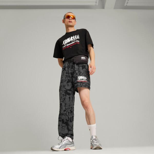 PUMA x LMC All-over Print Pants Men in Shadow Grey Product Image