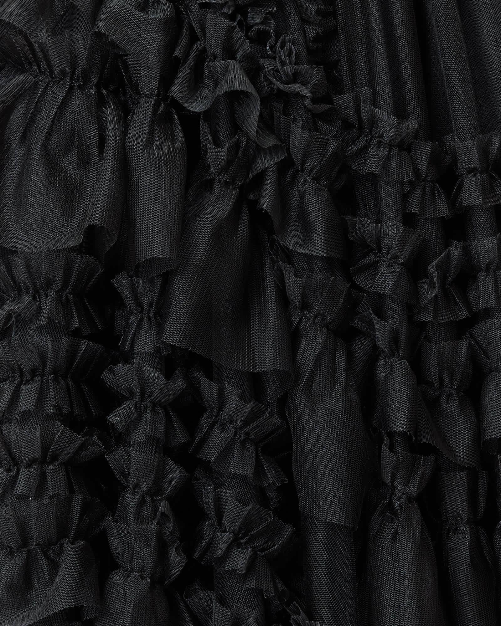 Jen Tulle Maxi Skirt Black | ALLSAINTS US Product Image