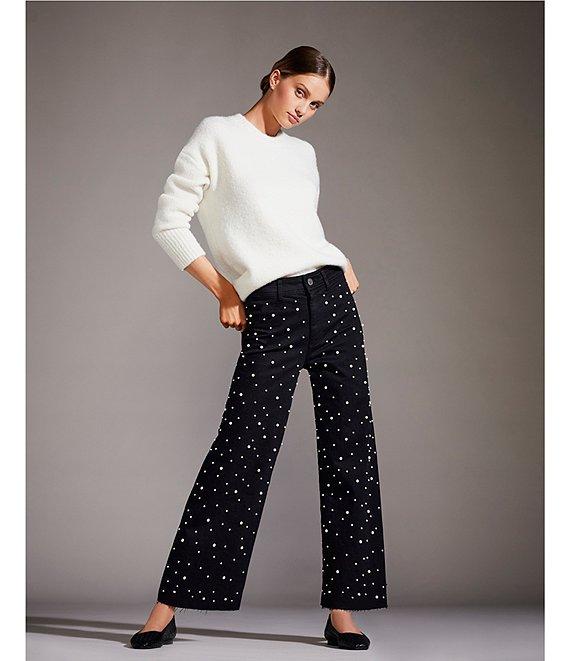 Antonio Melani Lorella Imitation Alpaca Round Neck Long Sleeve Sweater Product Image