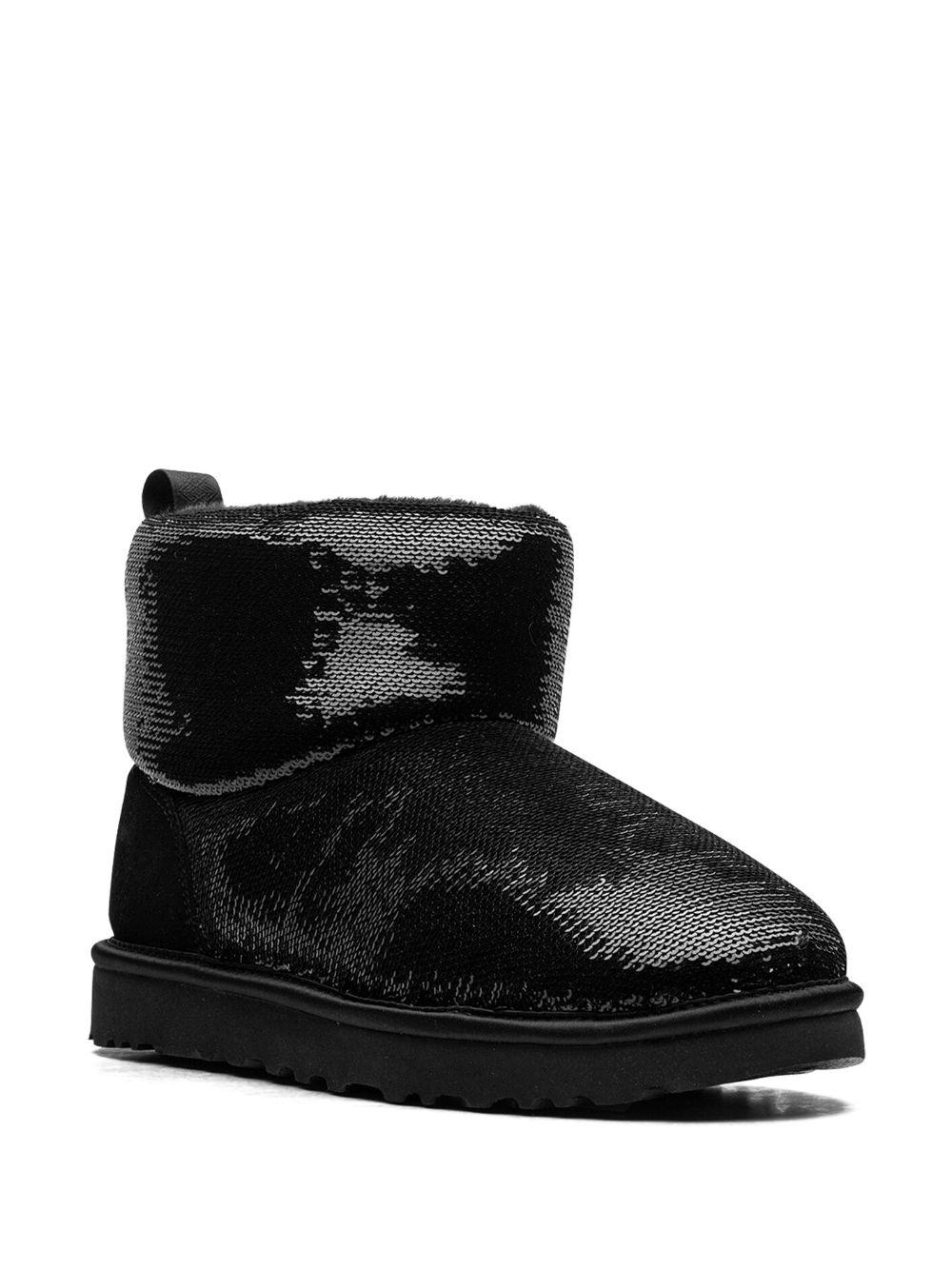 Classic Mini "Mirror Ball Black" ankle boots Product Image