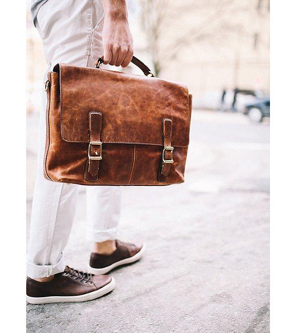 Frye Logan Top Handle Leather Briefcase Product Image