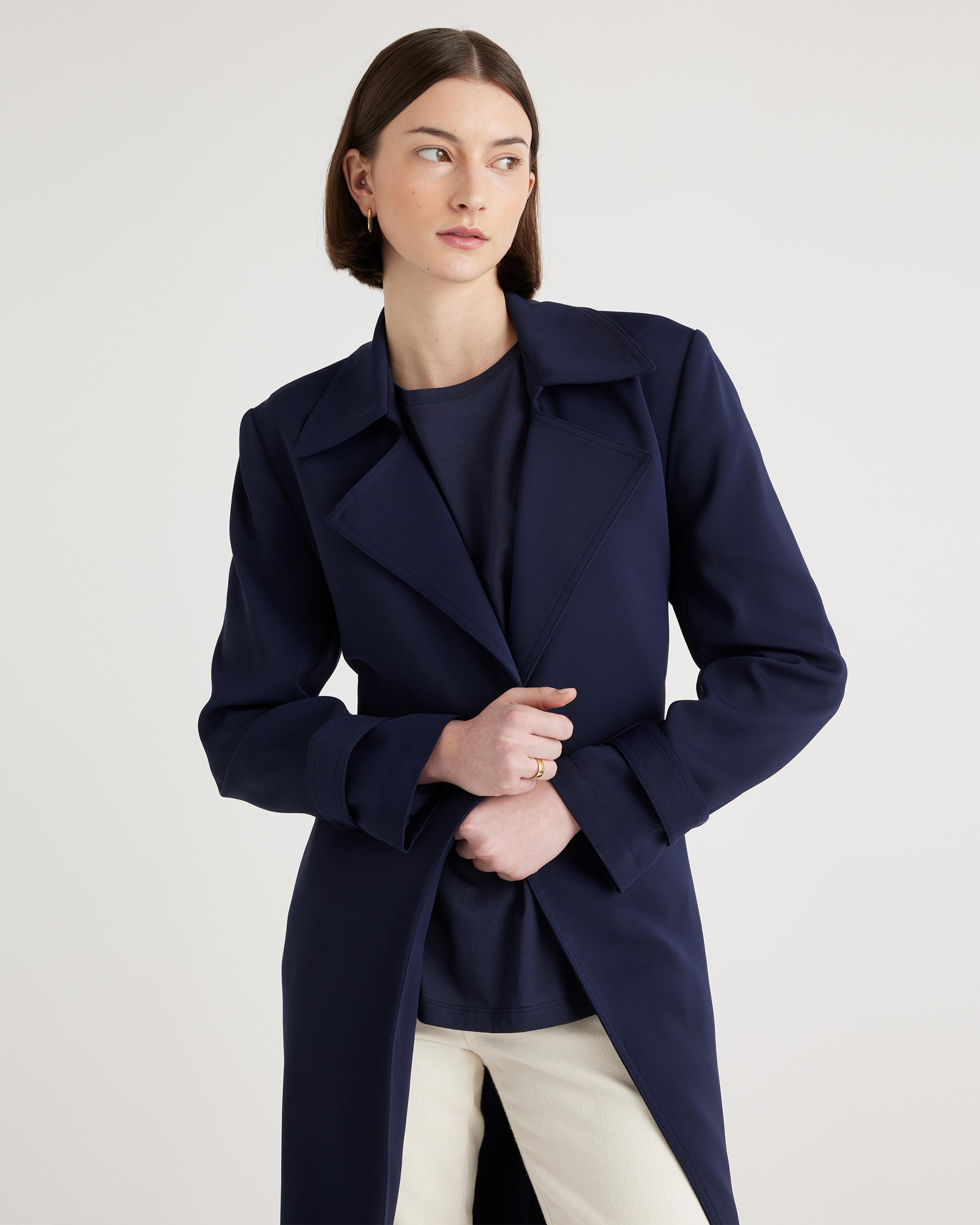 Quince | Women's Cotton Modal Crew Neck Swing T-Shirt Size XS, Cotton/Modal Product Image