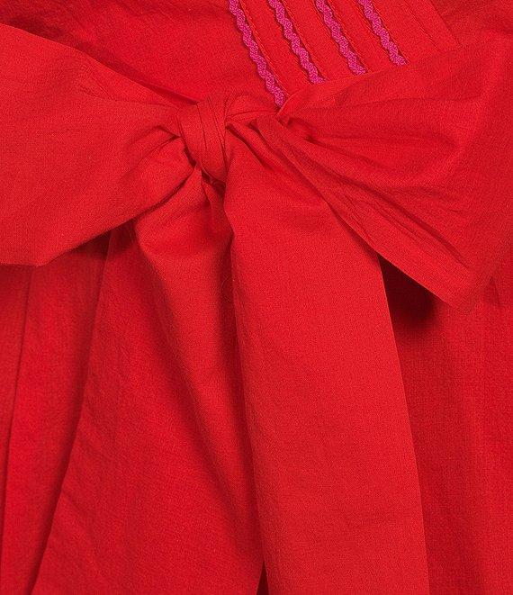 Chelsea & Violet Livvy V-Neckline Long Sleeve Crochet Detail Romper Product Image