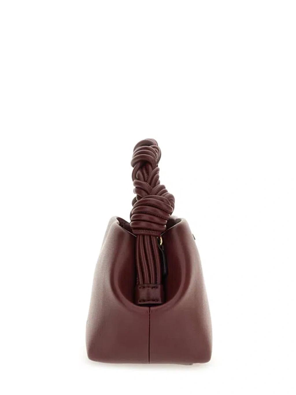 GANNI Bordeaux Mini Bou Handbag In Red Product Image