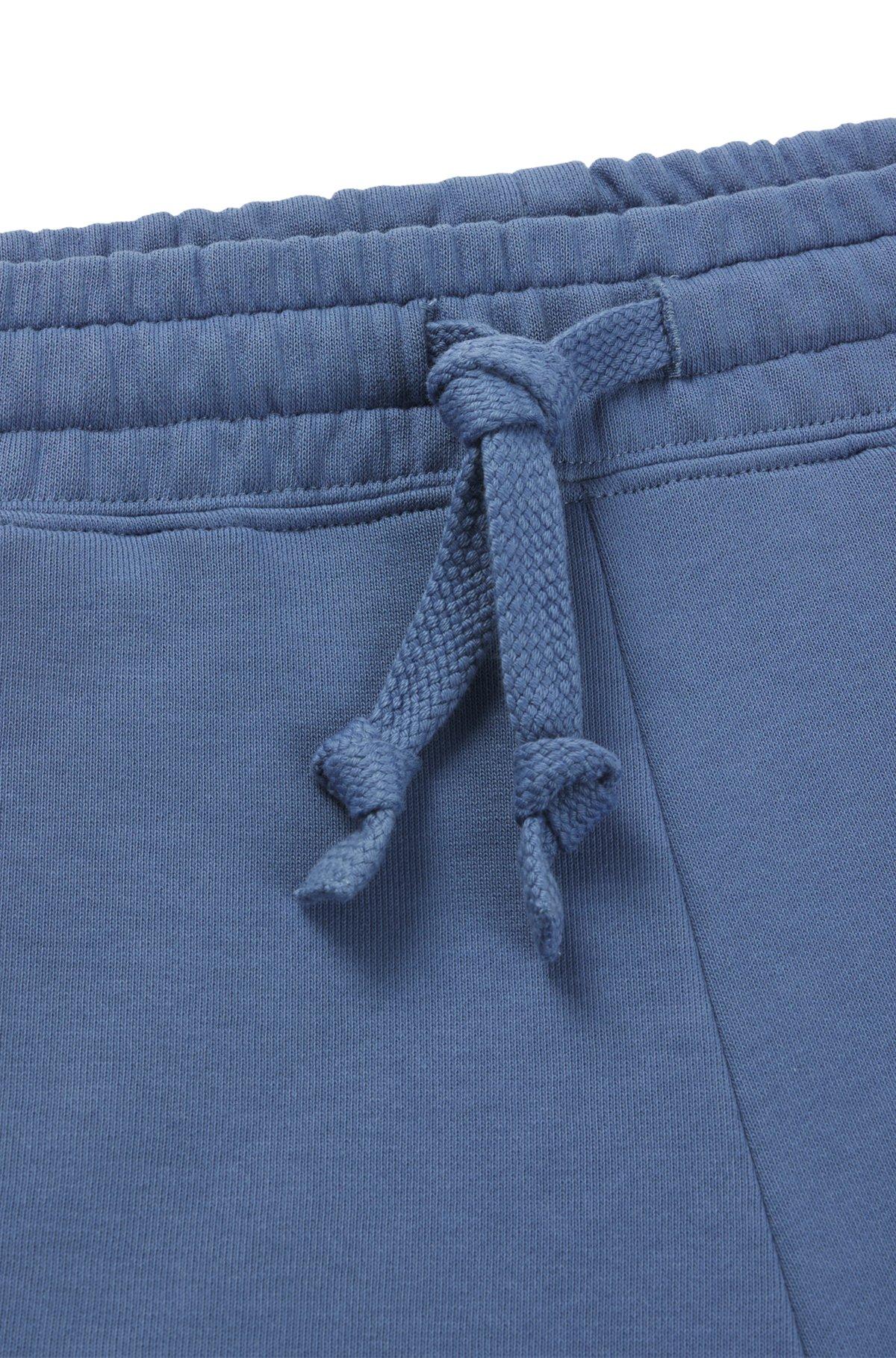 Cotton-terry relaxed-fit shorts with logo print Product Image