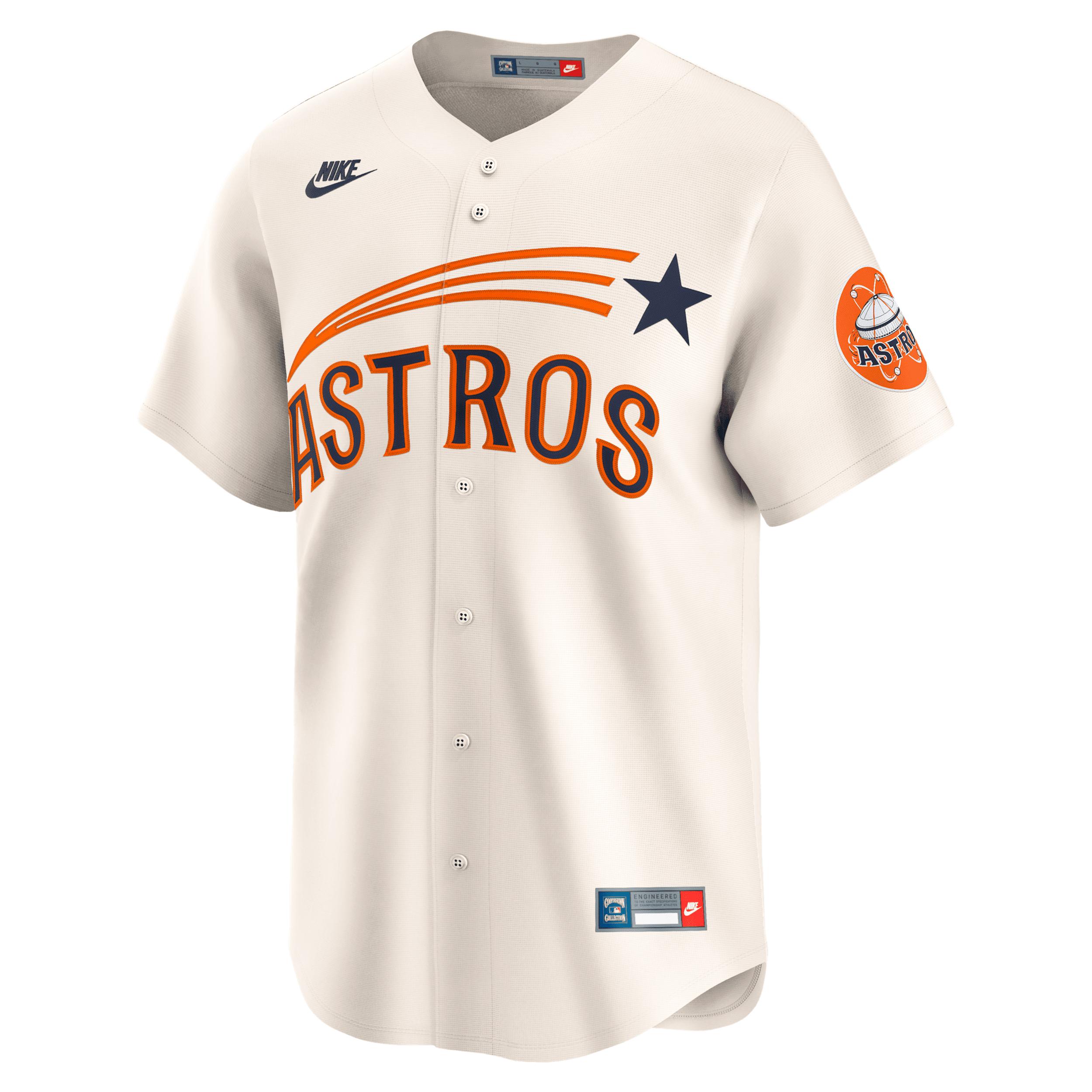 Houston Astros Cooperstown Nike Mens Dri-FIT ADV MLB Limited Jersey | CO2500CEHST-A3F Product Image