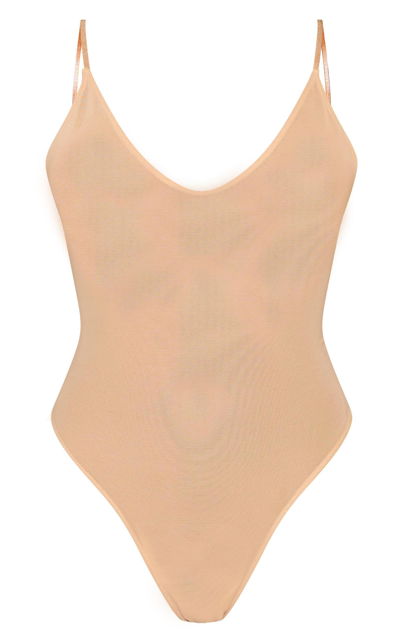 Nude Powermesh Shapewear Bodysuit Product Image