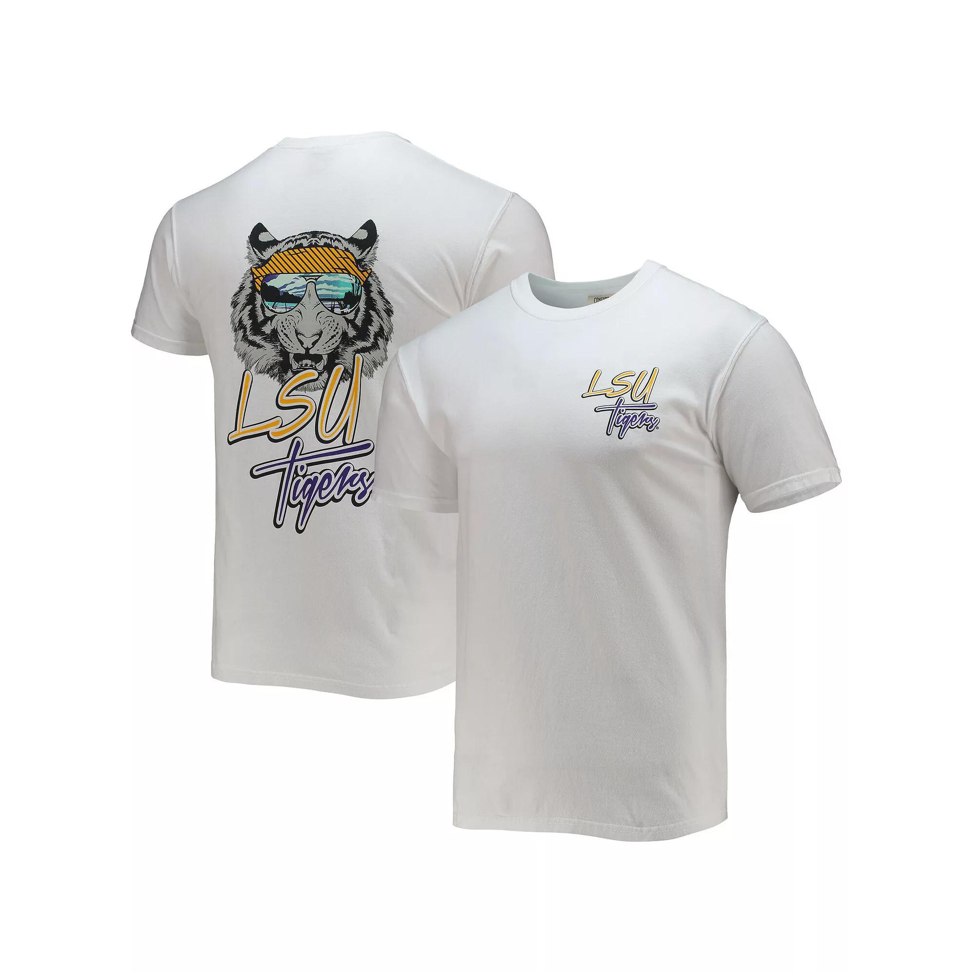 Men's White LSU Tigers Mascot Bandana T-Shirt, Size: 2XL Product Image