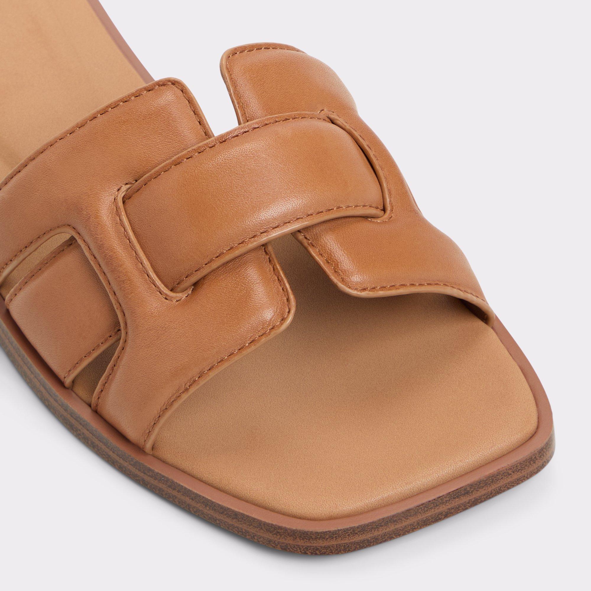 Eleny Medium Brown Women's Flat Sandals | ALDO US Product Image